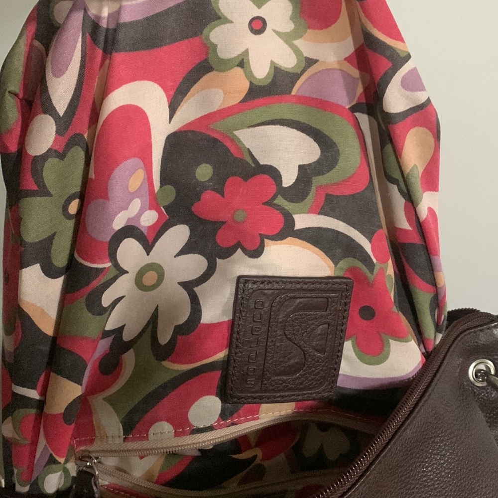Leather patchwork purse - Picture 9 of 11